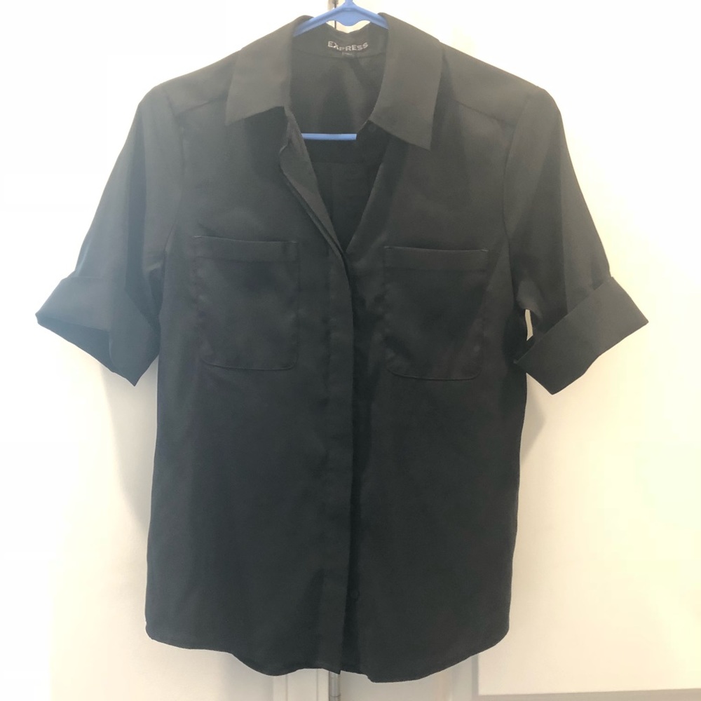 Express black blouse